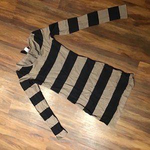 Striped mini Bodycon T-shirt dress